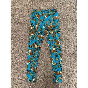 LuLaRoe DISNEY Belle one size leggings